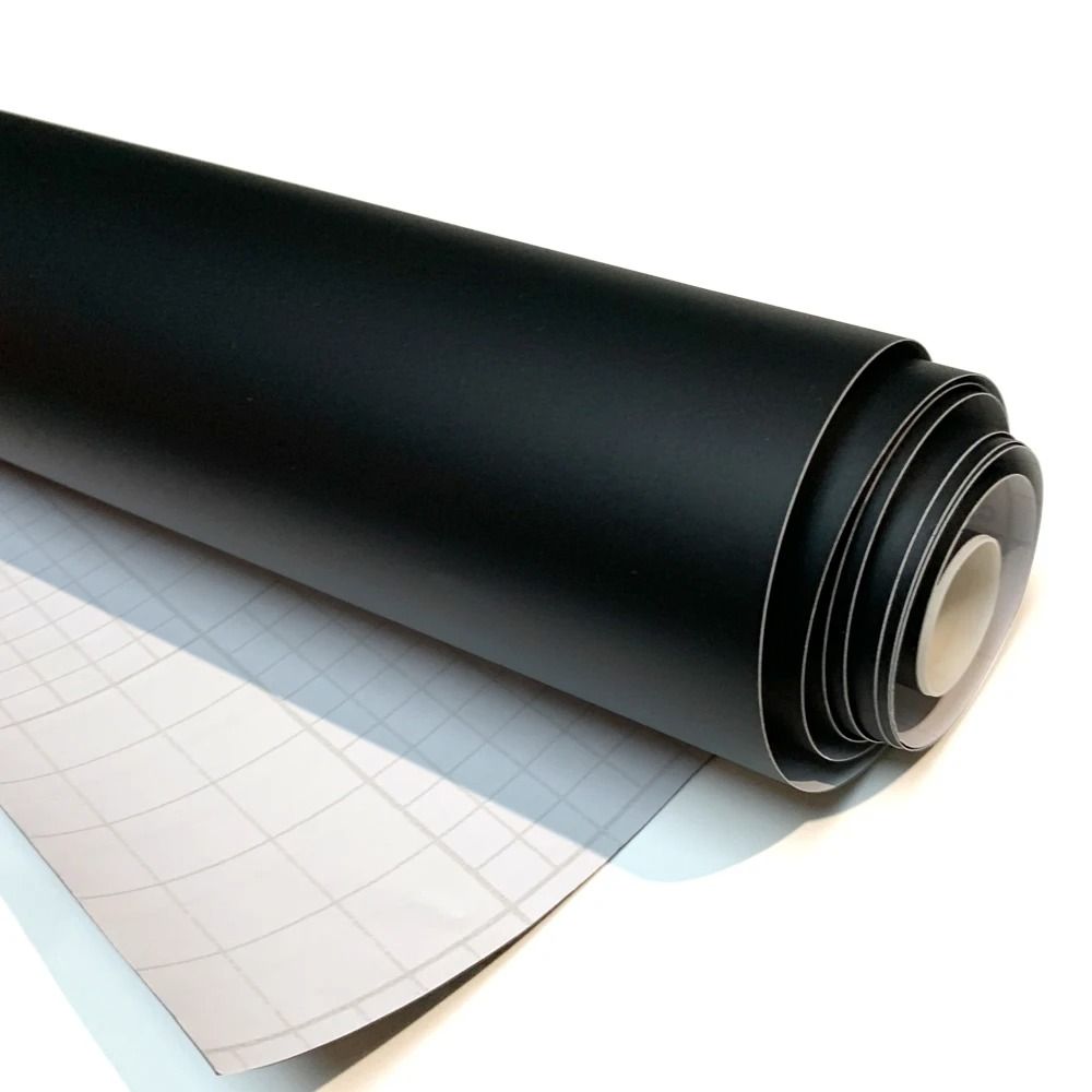 Matte Black Vinyl Wrap Car Body Film Waterproof Auto Tuning Sticker
