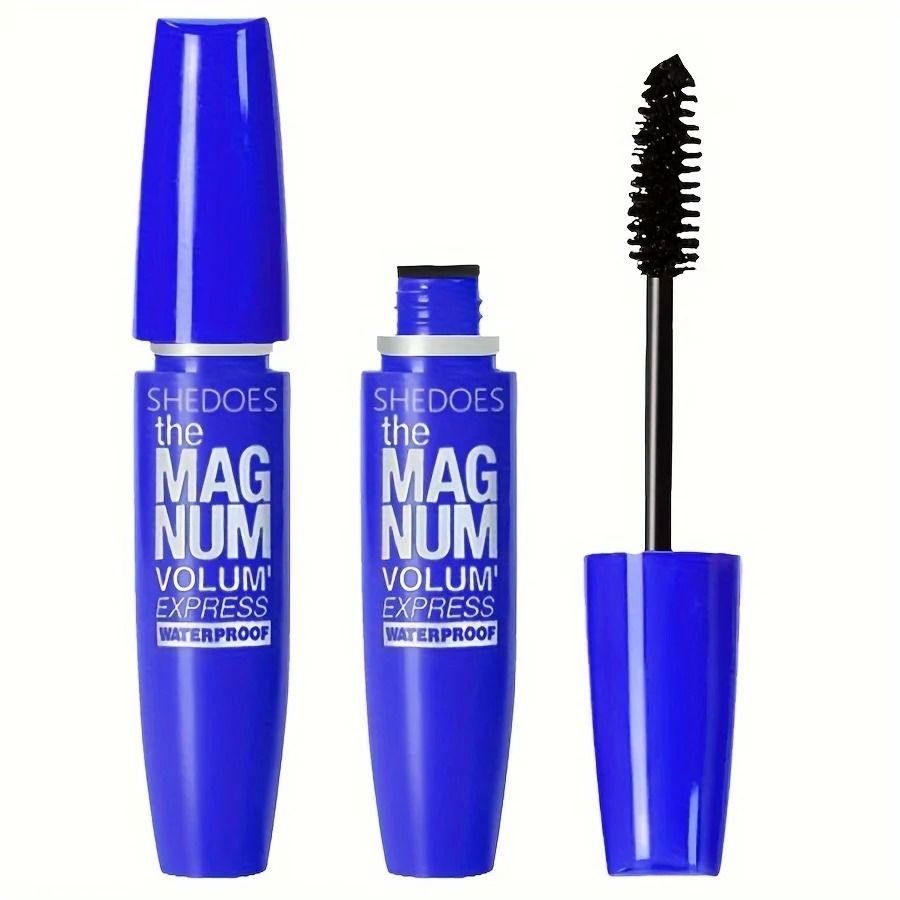 4D Black Waterproof Mascara Lengthening Thickening and Curling Liquid Fiber Lash Makeup