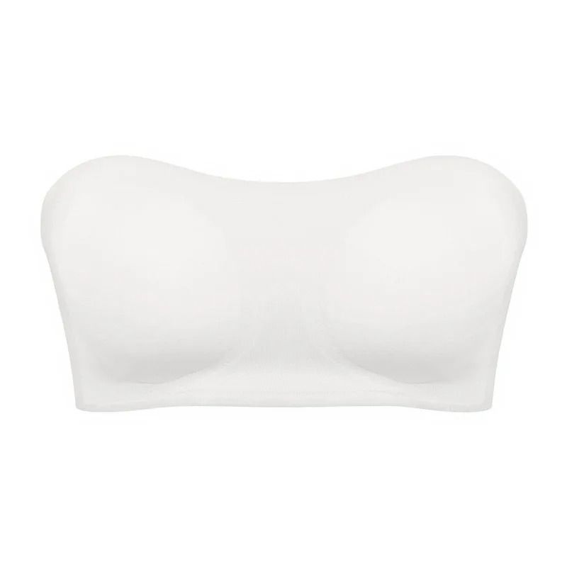 Seamless Ice Silk Strapless Push Up Anti-Slip Bra