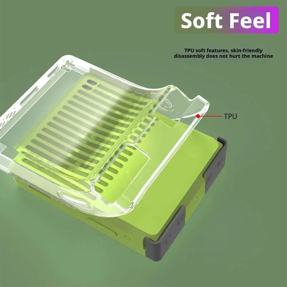 Clear TPU Protective Case for Retro Handheld Console