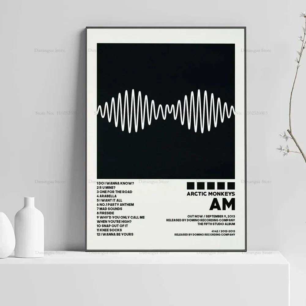 Arctic Monkeys Album Cover Canvas Wall Art – Favourite Worst Nightmare & The Car Poster Print Decor