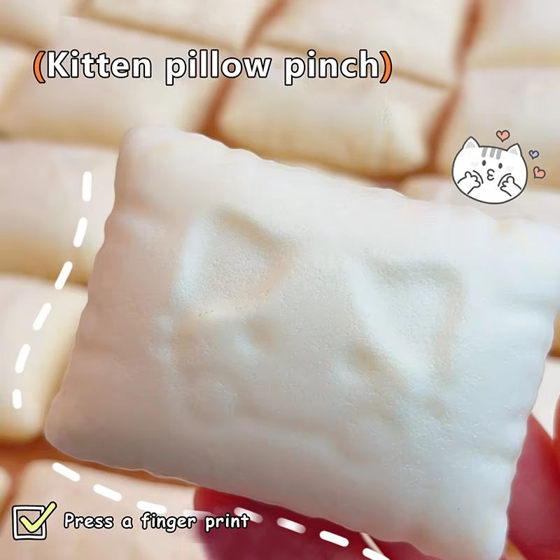 Kawaii Yellow Star Milk Squishy Stress Relief Toy