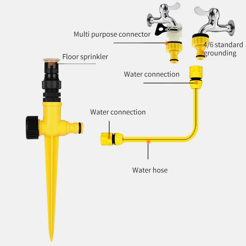 Adjustable plant garden sprinkler series, atomizing pin sprinkler, vegetable garden buried sprinkler head set