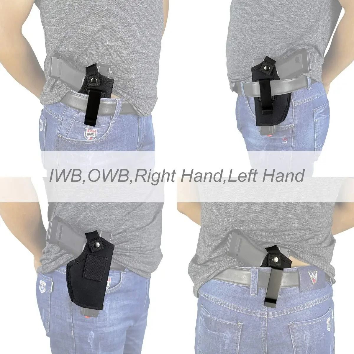 Universal IWB/OWB Concealed Carry Holster