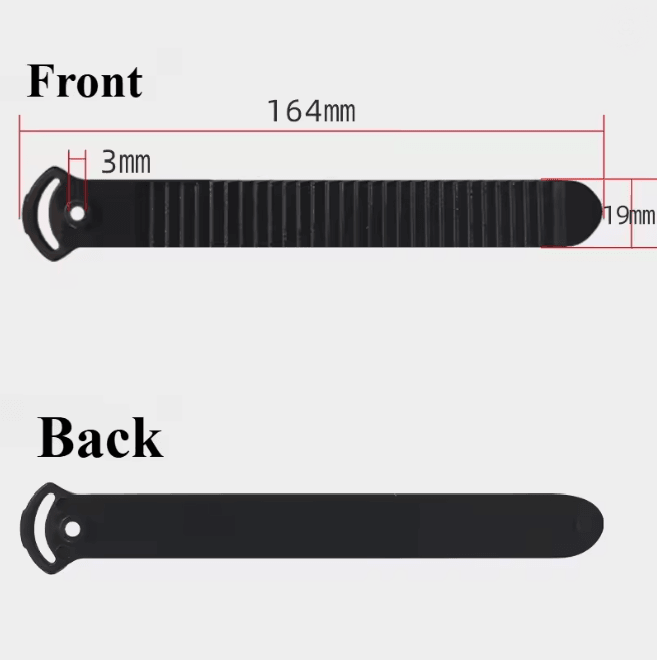 Snowboard Binding Ladder Strap Replacement Toe and Ankle Fixing Strap