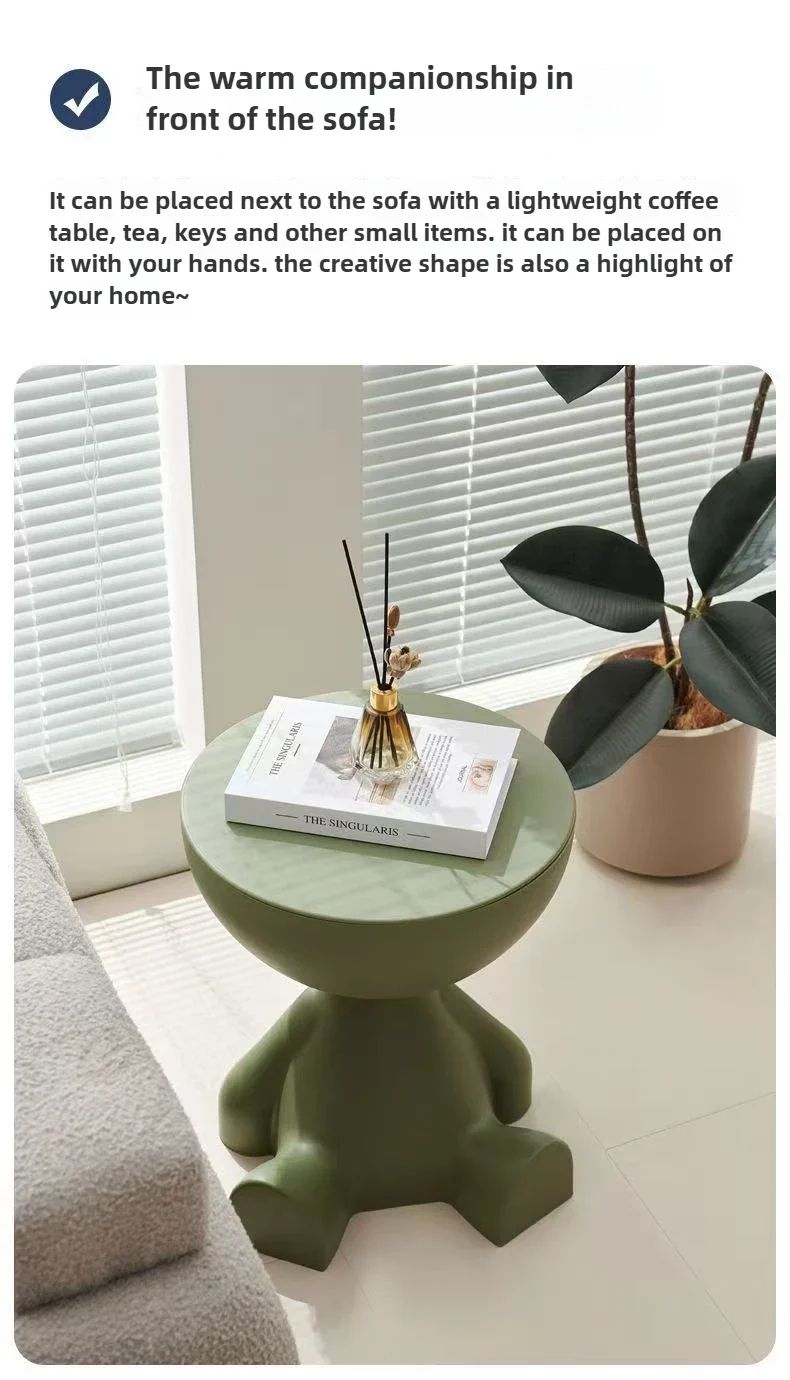Cartoon Style Sofa Edge Side Table