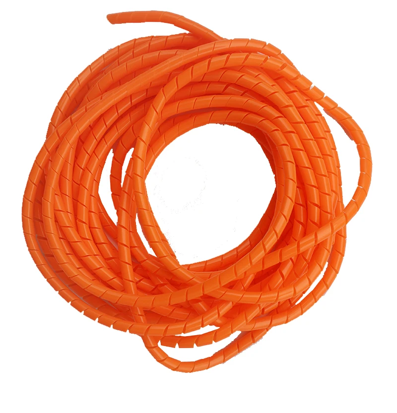 Pipe Protection Cable Sleeve Cover Flexible Spiral Wrap Organizer Wire Tub