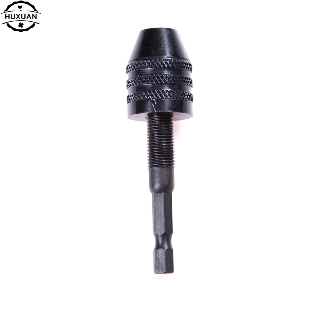 New Keyless Drill Chuck Adapter Hex Shank Power Tool Drill Bits Impact Driver Screwdriver