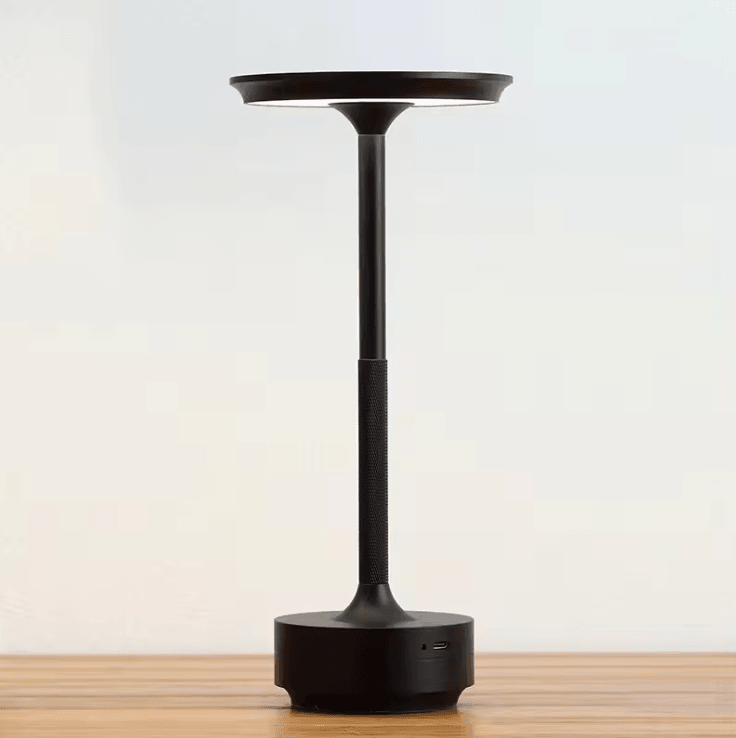 Wireless LED Desk Lamp with Touch Dimming and Rechargeable Design