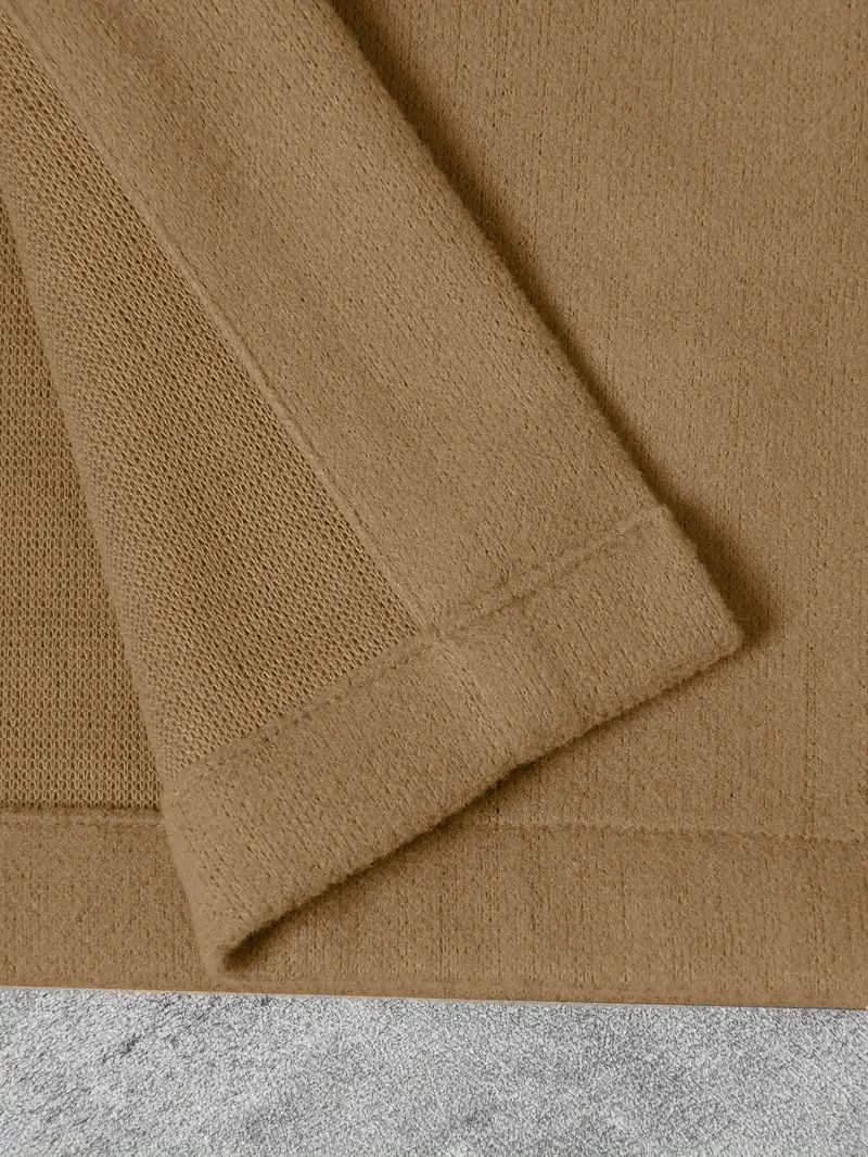Mens Turtleneck Wool Jacket Casual Business Winter Coat