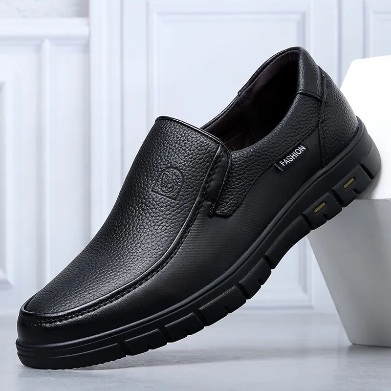 Genuine Leather Men's Handmade Casual Walking Shoes
