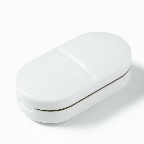 Precision Pill Cutter & Splitter with Stainless Steel Blade – Travel Size