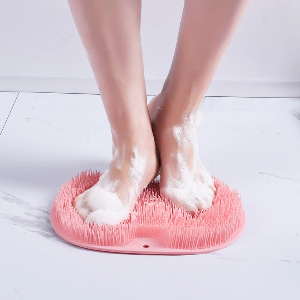 Shower Foot and Back Scrubber Massage Pad