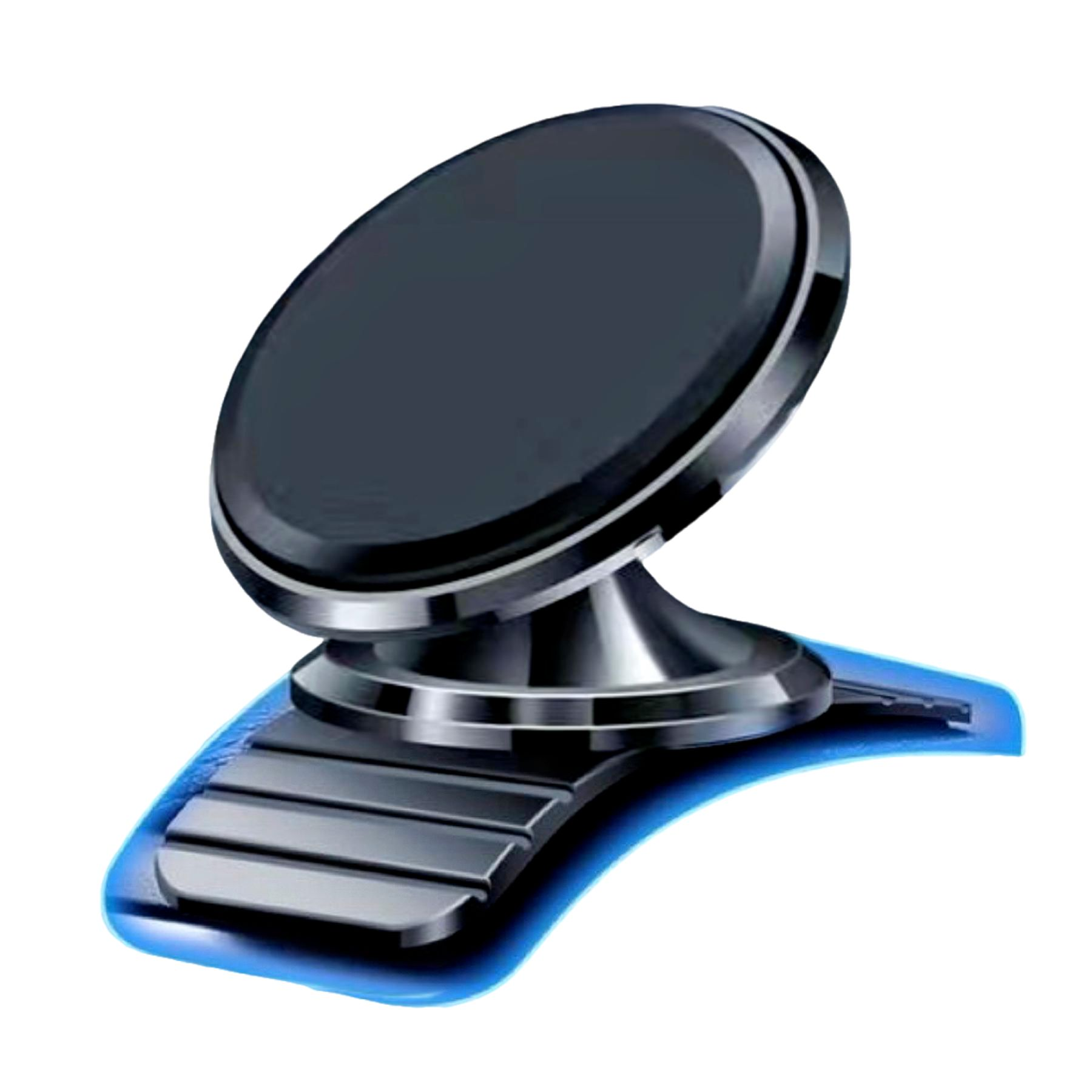 360 Rotation Car Mobile Phone Holder, Strong Magnetic Suction Mount, Soft Base Dashboard Universal Stand