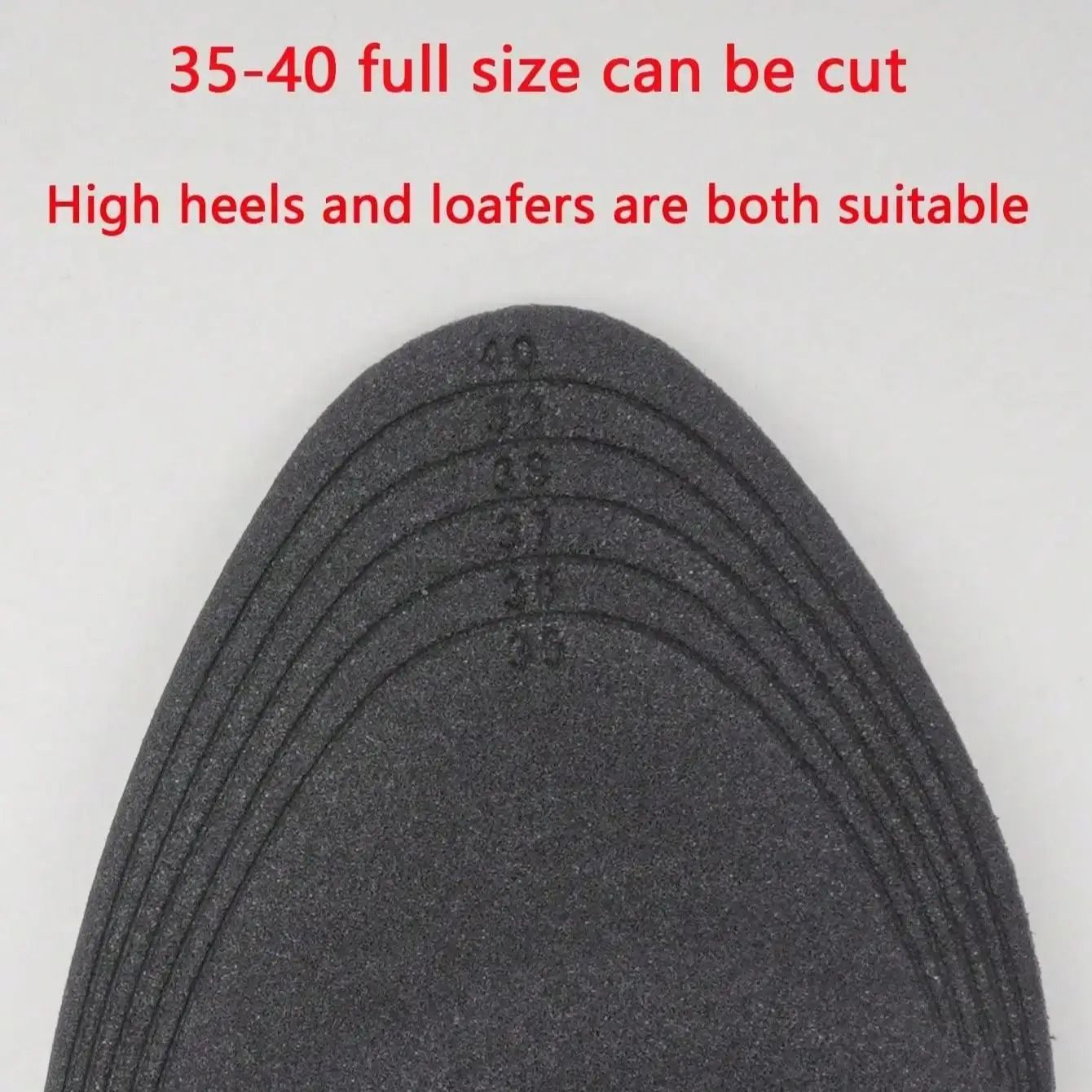 5D Memory Foam Shoe Insoles Thick Shock Absorbing Cushions for Running and Sneakers