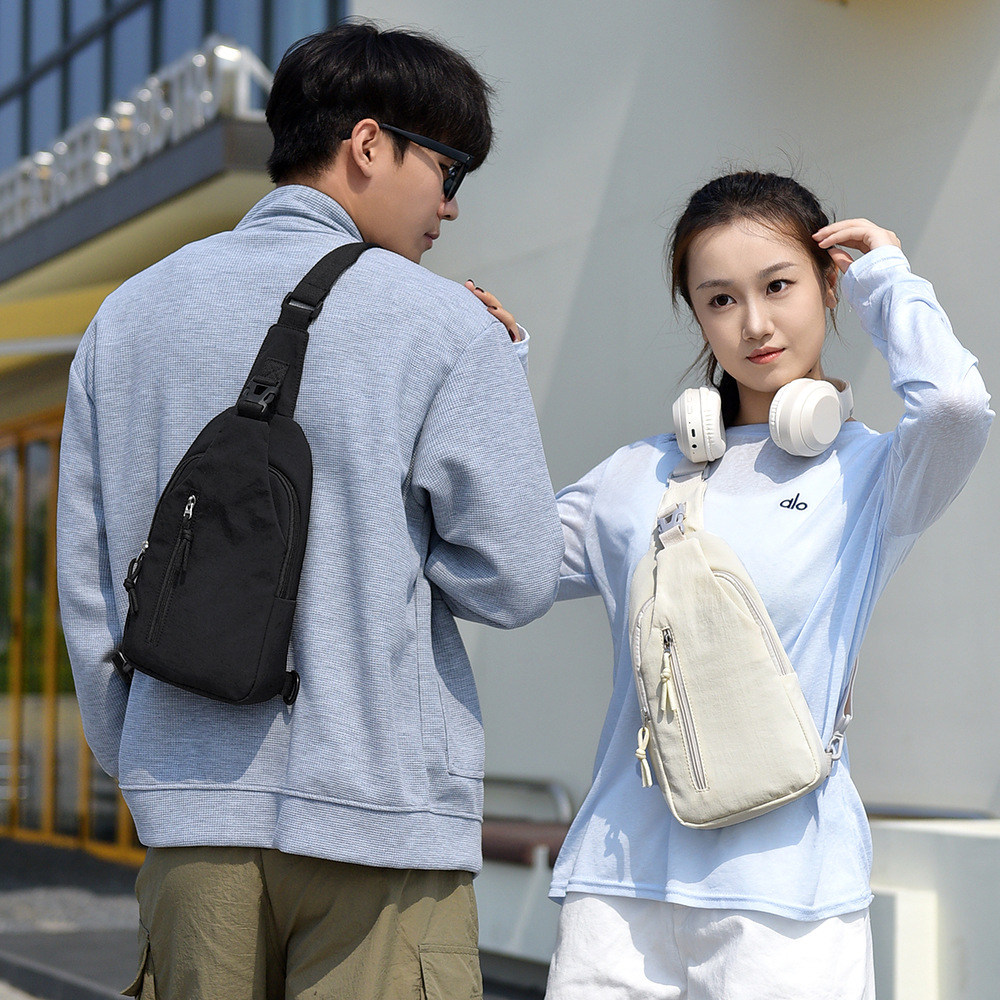 Anti Splash Chest Bag Crossbody Sling for Travel Commuting and Cycling