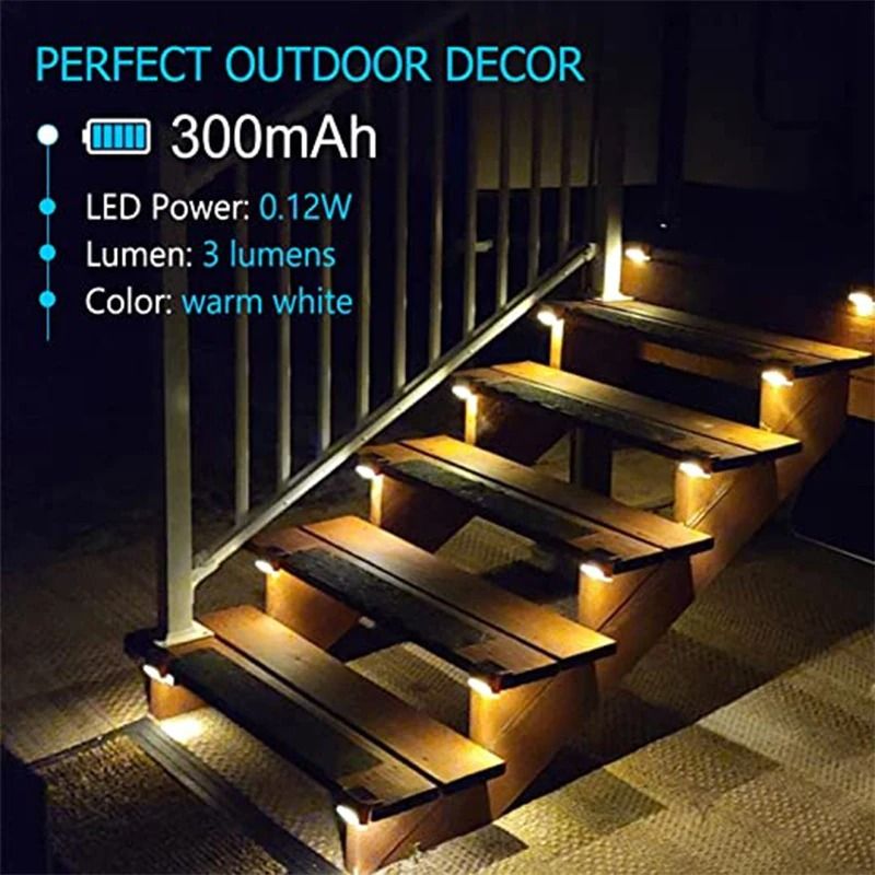 Solar Powered LED Step and Path Light