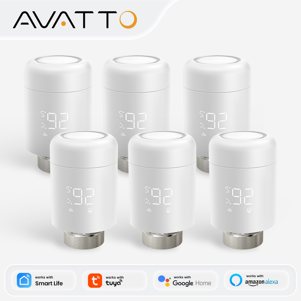 Smart Radiator Valve WiFi Thermostat Controller with Alexa Google Home Support