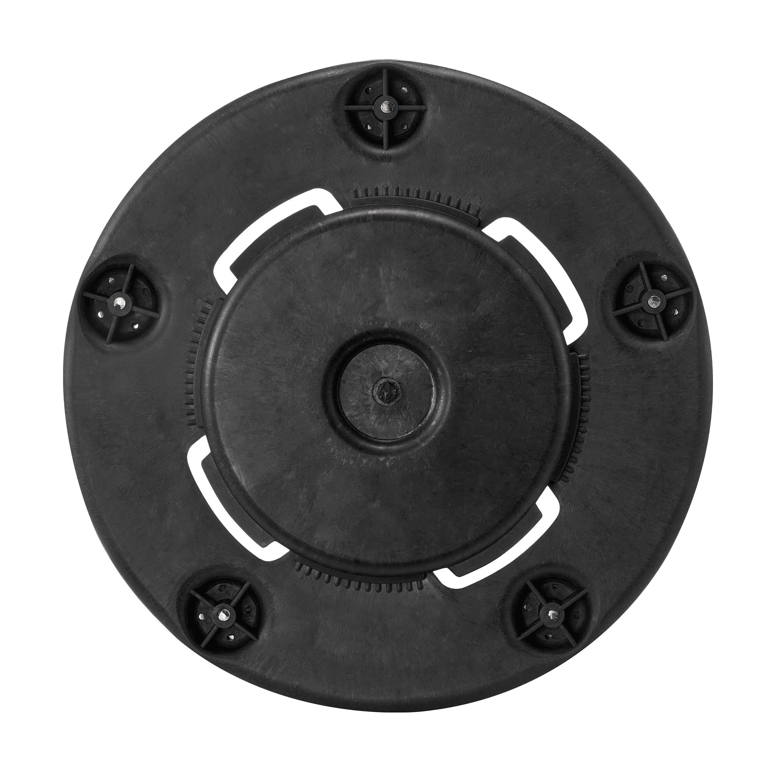Heavy Duty Round Trash Can Dolly with Wheels for Gallon Bins 500 lb Capacity