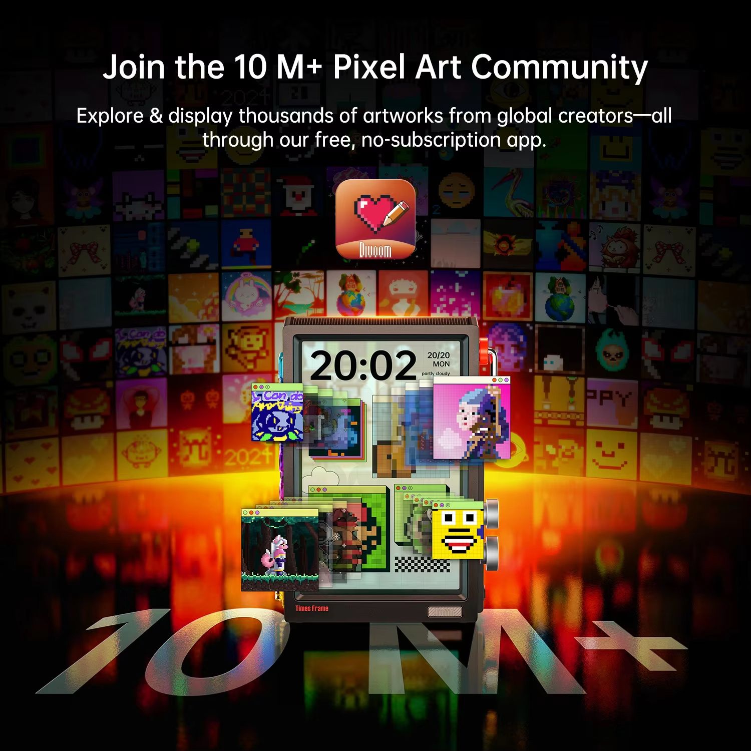 Divoom Times Frame Smart Display – 10.1
