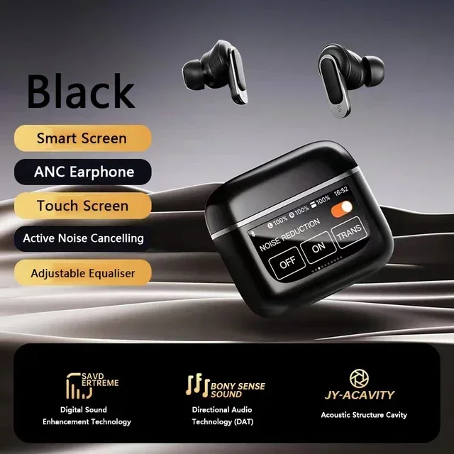 TWS Bluetooth Earbuds with ANC, HIFI Sound & Touch Control