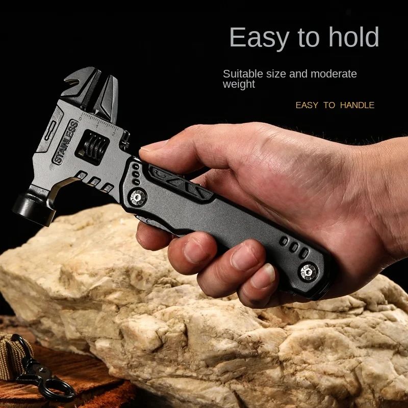 Multifunction Folding Wrench Hammer Tool
