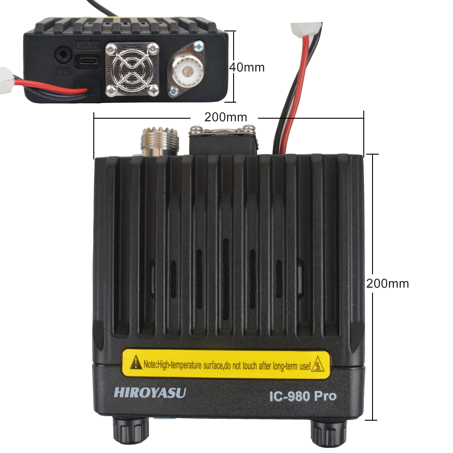 Dual Band Walkie Talkie UHF VHF Mini Radio with AI Noise Reduction