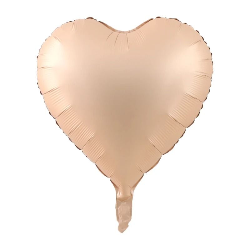 10-Piece 18-Inch Heart Foil Balloons | Pink & Sage Green Set