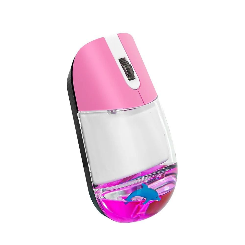Creative Floating Aquarium Dual-Mode Wireless Mouse