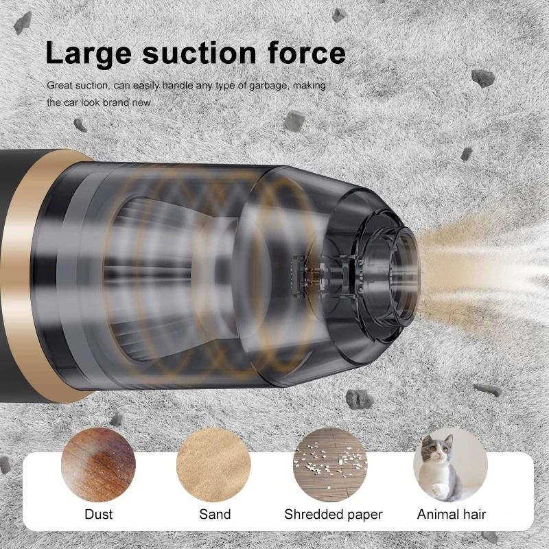 Wireless High-Power Surface Cleaner | Portable Vacuum for Bedroom & Carpets | Executive Home Appliance Detailing System