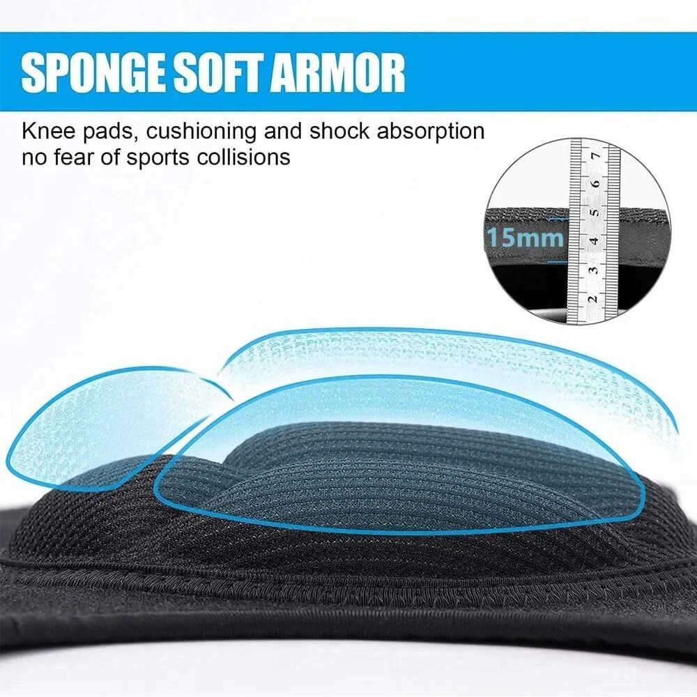 High Resilience 15mm Thick Anti Collision Utility Knee Pads