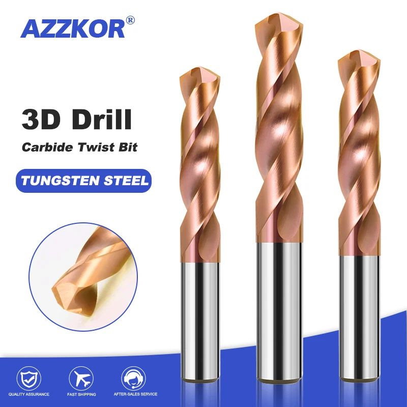 Precision CNC Tungsten Carbide Drill Bit – Solid Carbide Twist Bit for Metalworking