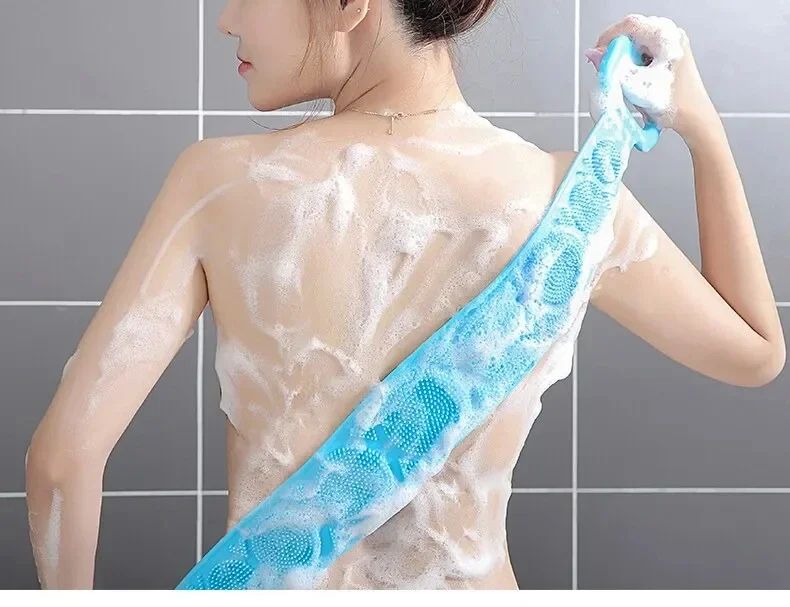 Silicone Body Back Scrubber and Massage Brush