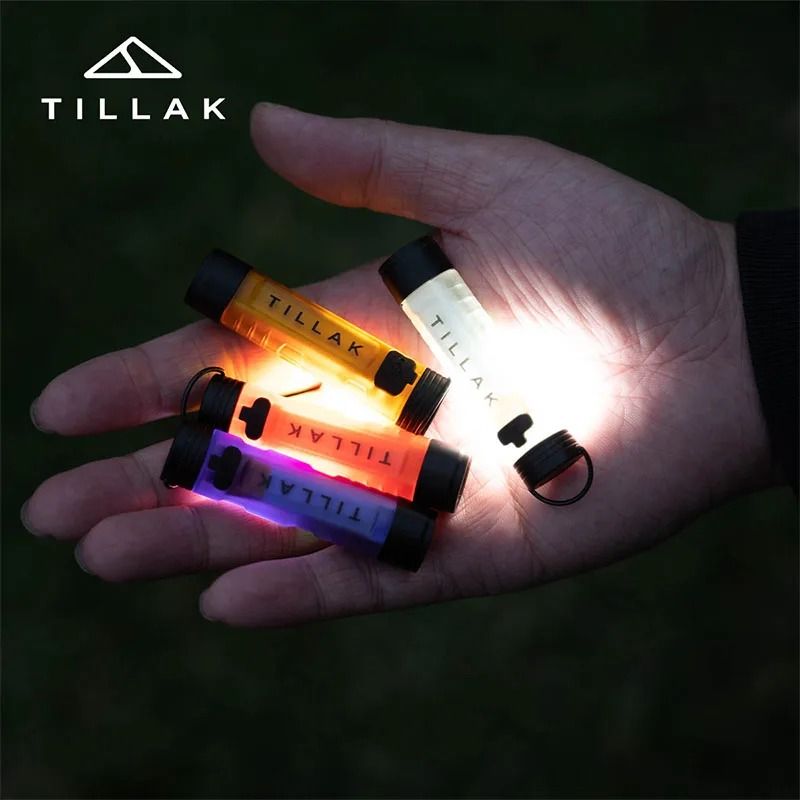 TILLAK LED Pocket Hat Clip Flashlight Portable Rechargeable Clip On Flashlight