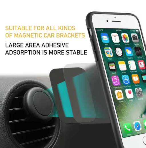 Magnetic Metal Plate for Car Phone Holder 1pc to 5pcs Universal Iron Sheet Sticker for Phone Mounts