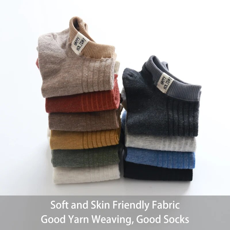 Cute Slogan Women Ankle Socks Soft Breathable Letter Print College Style Casual Socks