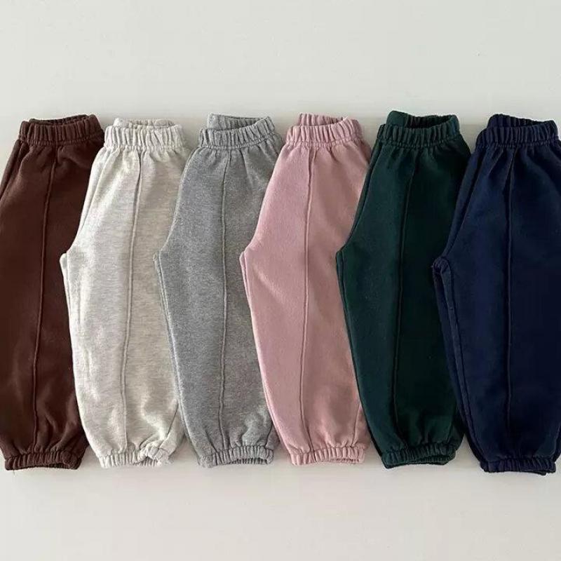 Children Casual Pants, Autumn New Baby Loose Trousers, Infant Toddler Sport Pants, Boys Girls Solid Sweatpants, Kids