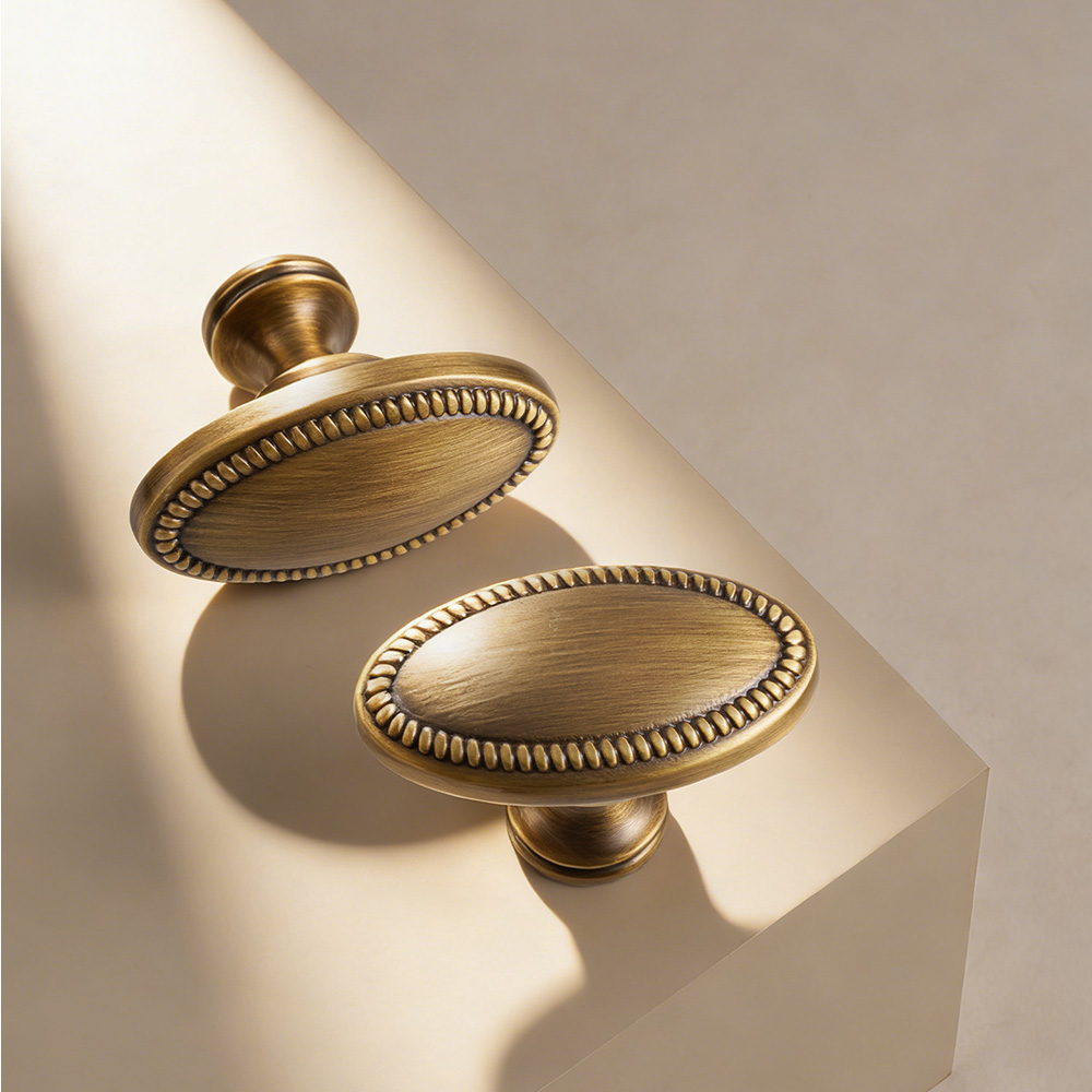 Solid Brass Vintage Cabinet Handles French Style Drawer Knobs