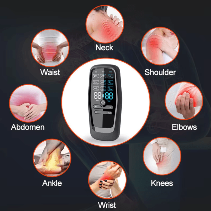 TENS EMS Muscle Stimulator – Digital Electric Acupuncture Massage and Slimming Therapy Device