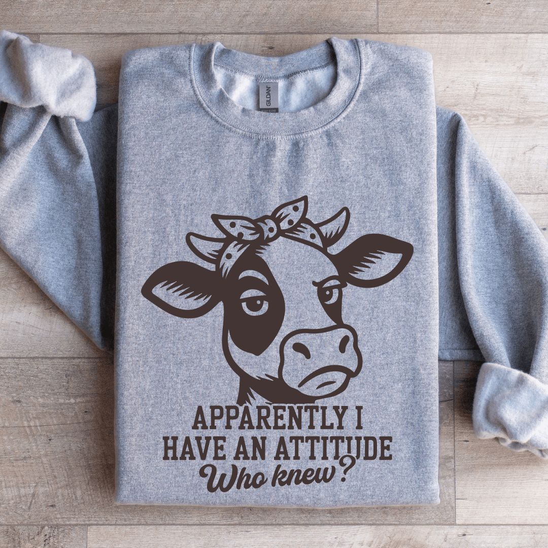 Apparently I Have An Attitude Sweatshirt