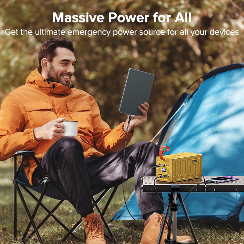 Ultra High Capacity Power Bank with PD & QC Fast Charging
