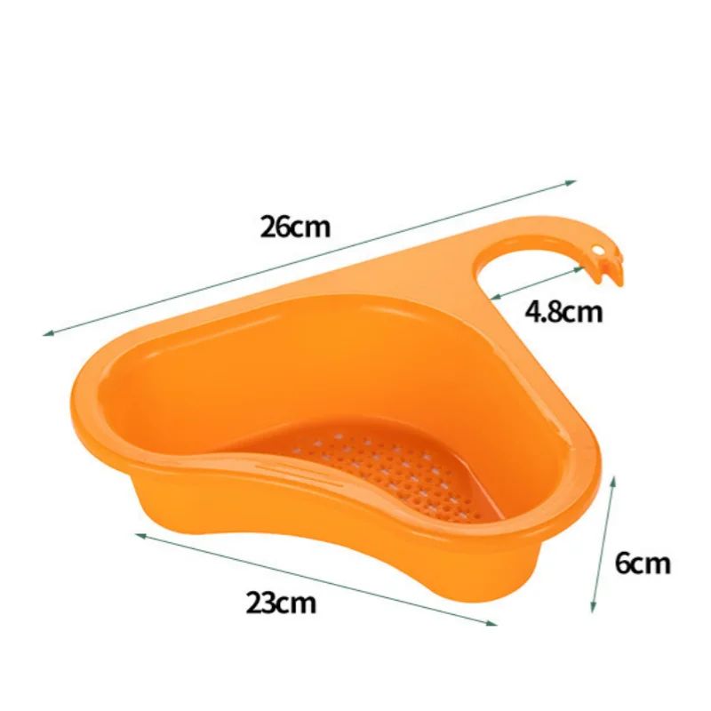 SwanClip No-Drill Sink Drain Basket – Multifunction Fruit & Vegetable Strainer