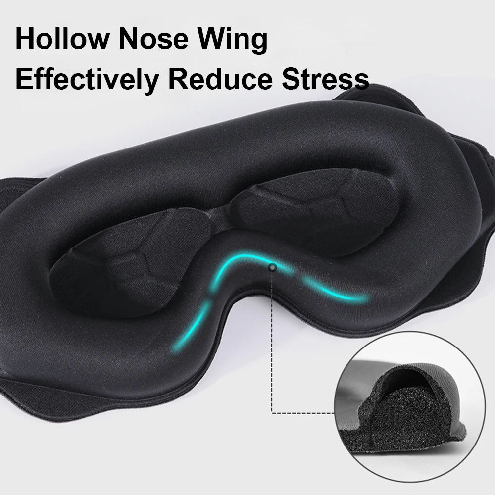 Padded Sleep Mask For Eyes, Sleeping Mask Block Out Light, Slaapmasker Eye Shade, Blindfold, Sleeping Aid Face Mask