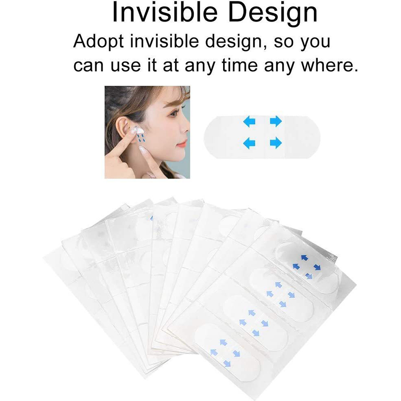 Waterproof Face Makeup Adhesive Tape, Invisible Breathable Lifting Face Sticker, Tighten Chin, Facial Care