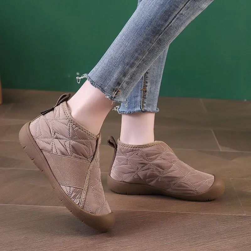 WomenS Plush Lined Winter Snow Boots