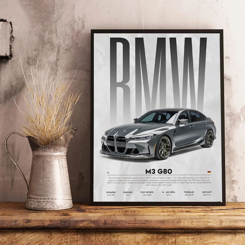 Architectural Modern Competition Supercar Canvas