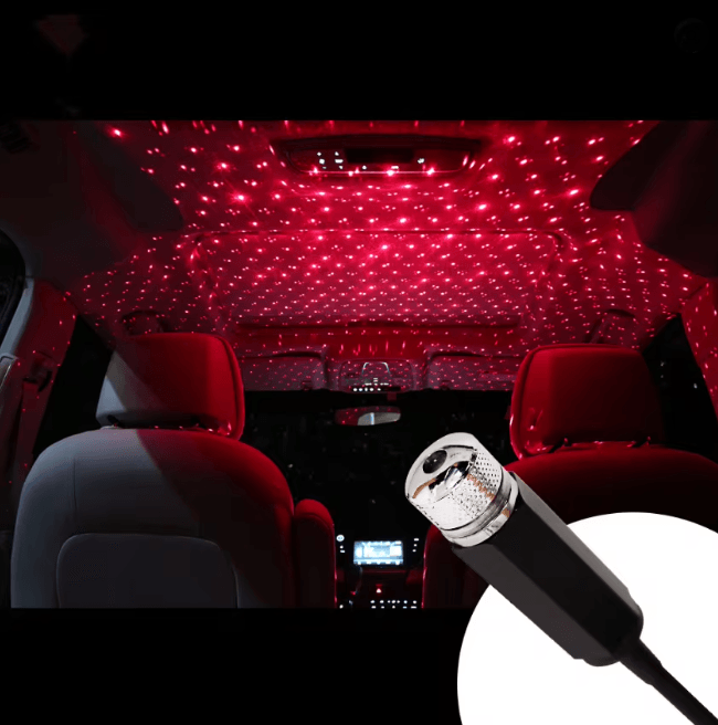 USB LED Car Interior Ambient Light Atmosphere Lamp