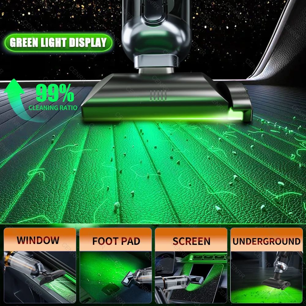 SZUK ProPower 985000Pa Mini Car Vacuum Cleaner – Wireless Handheld Car Vacuum with Ultra-Strong Suction