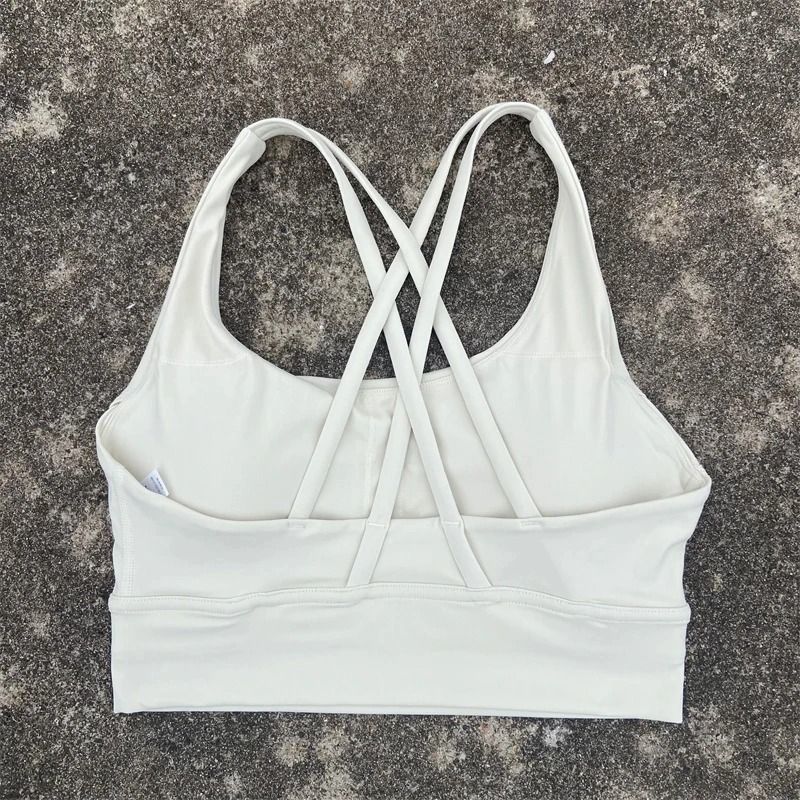 PowerCross High Strength Fitness Bra Cross Back Padded Top