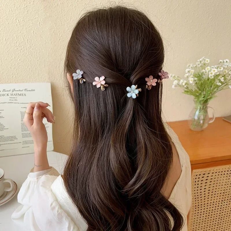 Sweet Opal Garden Mini Flower Hair Claws  10 Piece Set